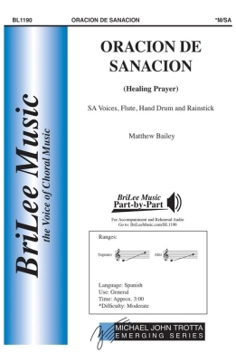 BriLee Music Publishing - Oracion de Sanacion (Healing Prayer) - Bailey - SA Voices