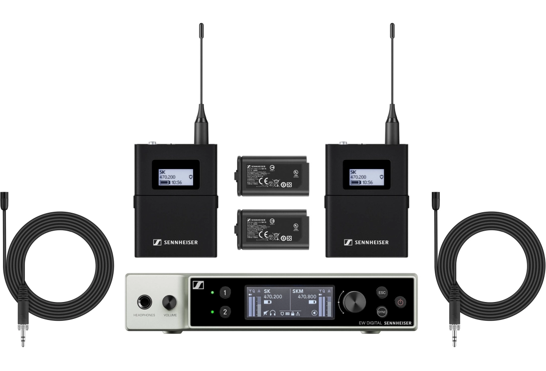 EW-DX MKE 2 SET Evolution Wireless Digital Lavalier Set