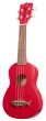 Red Sea Soprano Shark Ukulele - Red