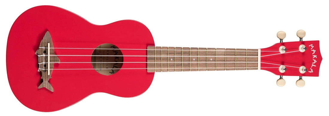 Red Sea Soprano Shark Ukulele - Red