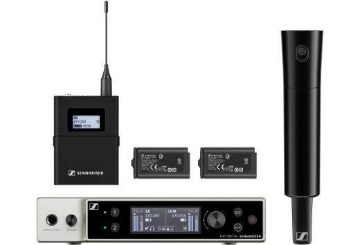Sennheiser - EW-DX SK-SKM-S BASE SET Evolution Wireless Digital Base Set