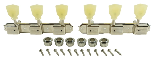 Mcaniques daccord de srieDeluxe (nickeles avec chevilles Keystone en plastique)