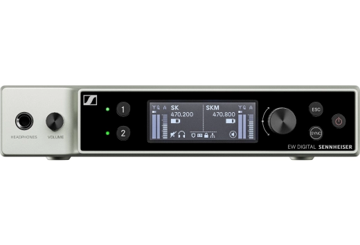 EW-DX EM 2 Evolution Wireless Digital 2 Channel Rack Receiver