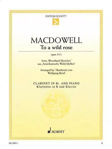 To a Wild Rose, Op. 51, No. 1