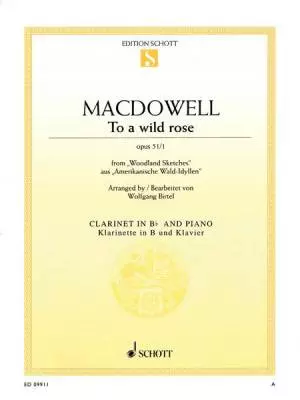 Schott - To a Wild Rose, Op. 51, No. 1