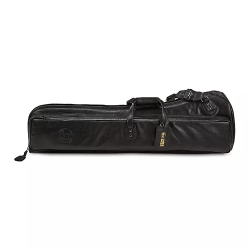 Tenor Trombone Leather Gig Bag - Black