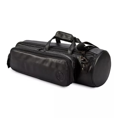 Trumpet and Mute Leather Gig Bag - Black
