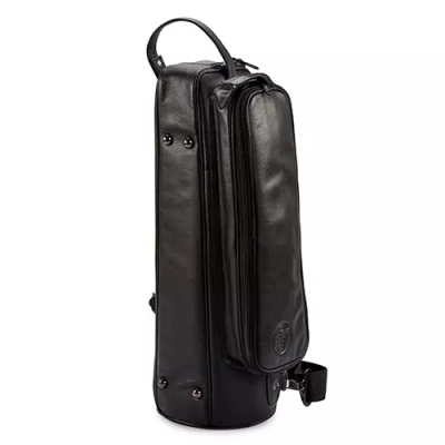 Trumpet and Mute Leather Gig Bag - Black