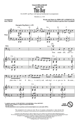 This Day ( from Jingle Jangle) - Huff - SATB