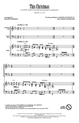 This Christmas - Hathaway/Emerson - SATB
