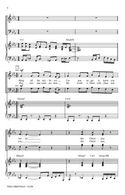 This Christmas - Hathaway/Emerson - SATB