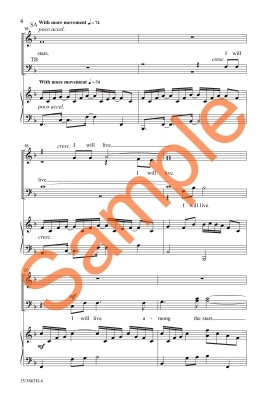 I Will Live (Stellae in Aeternum) - Sharpe - SATB