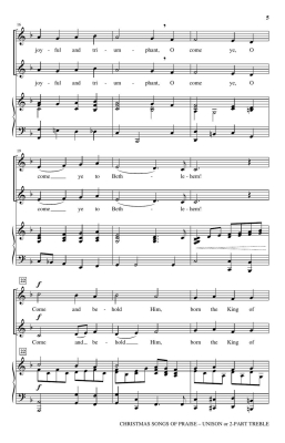 Christmas Songs of Praise - Martin - Unison/2pt Treble