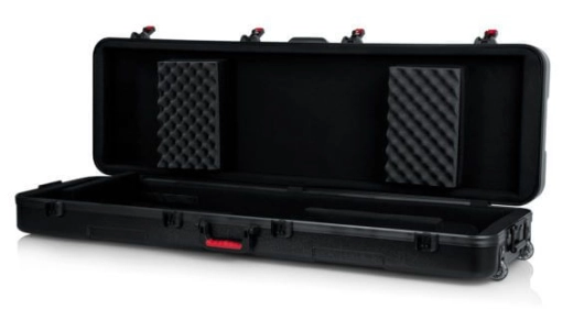 Slim 88-Note Keyboard Case with Wheels