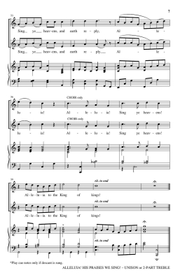 Alleluia! His Praises We Sing! - Manuel /Hodges /Reeves - Unison/2pt Treble
