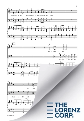 Hosanna to the Son of David - Shackley - SATB