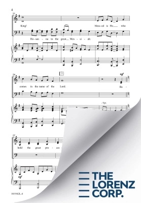 Hosanna to the Son of David - Shackley - SATB