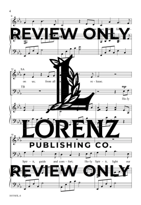Holy Spirit, Breath of Heaven - Williams/McKibben - SATB