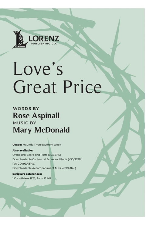 Love\'s Great Price - Aspinall/McDonald - Orchestral Accompaniment