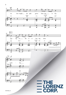 Leaning on the Everlasting Arms - Kim - SATB