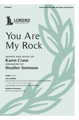 The Lorenz Corporation - You Are My Rock - Crane/Sorenson - SATB