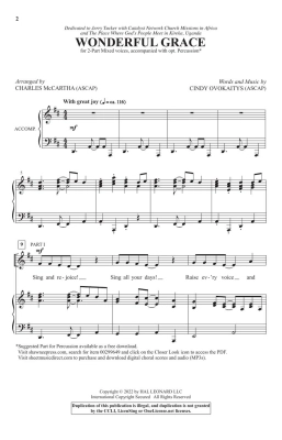 Wonderful Grace - Ovokaitys/McCartha - 2pt Mixed