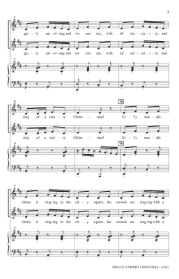 Sing of a Merry Christmas - Martin - 2pt Treble