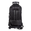 Triple Trumpet Wheelie Gigbag - Black with Leather Trim