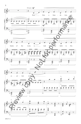 How Firm A Foundation - Courtney - SATB