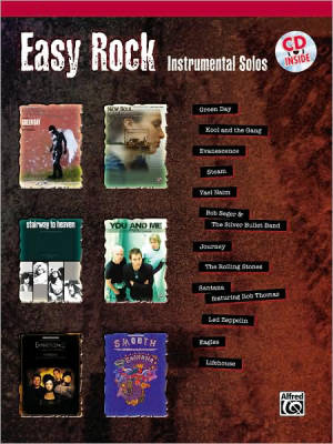 Alfred Publishing - Easy Rock Instrumental Solos, Level 1 - Alto Sax