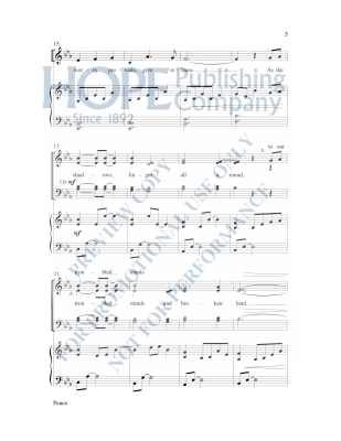 Peace  - Mock/Nichols - SATB