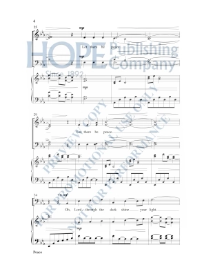 Peace  - Mock/Nichols - SATB