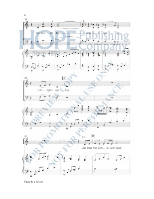 There Is A Savior - Nelson /Farrell /Patty /McDonald - SATB