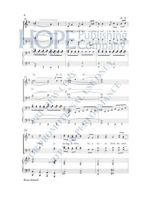 Risen Indeed! - Pote - SATB