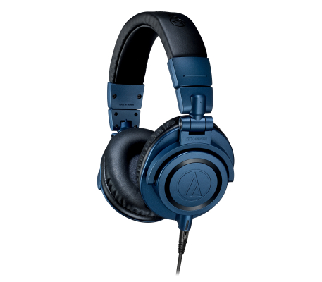 Audio-Technica - ATH-M50x Professional Monitor Headphones - Limited Edition Deep Sea Blue