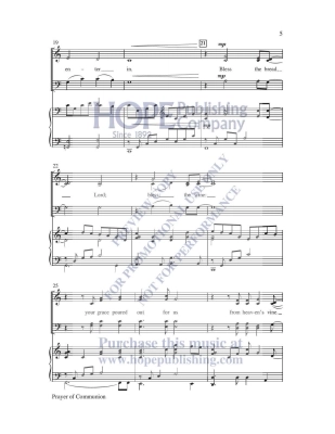 Prayer of Communion - Hoyt/Monk/McDonald - SATB
