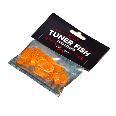 Tuner Fish Lug Locks - Lug Locks 8 Pack - Orange