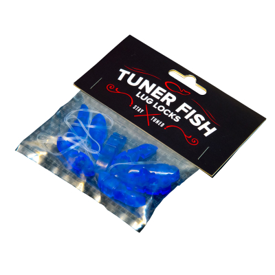 Tuner Fish Lug Locks - Lug Locks 8 Pack - Blue
