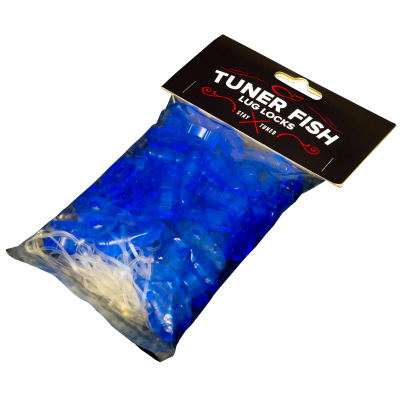 Tuner Fish Lug Locks - Lug Locks 50 Pack - Blue
