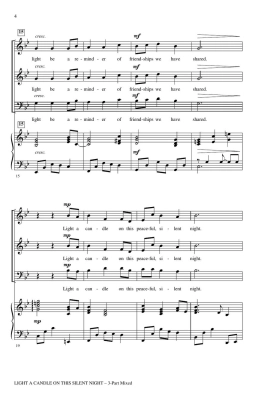 Light a Candle on This Silent Night - Franklin - 3pt Mixed