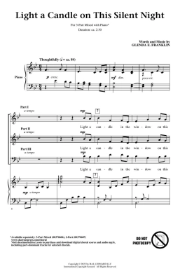 Light a Candle on This Silent Night - Franklin - 3pt Mixed