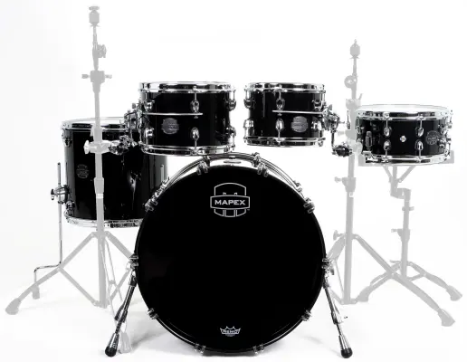 Saturn Evolution 5-Piece Shell Pack (22,10,12,16,SD) - Piano Black