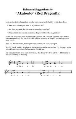 Akatonbo (Red Dragonfly) - Traditional Japanese Folk Song/Gilpin - 2pt
