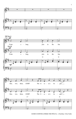 Echen Confites (Strike the Pinata) - Mexican Folk Song/Crocker - 2pt/opt. 3pt