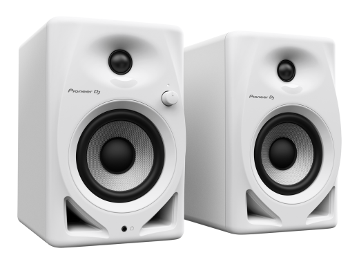 Pioneer DJ - DM-40D 4 Active Desktop Monitors (Pair) - White