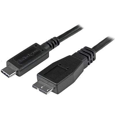 USB-C to Micro-B Cable, Male/Male, 0.5m, USB 3.1 (10Gbps)