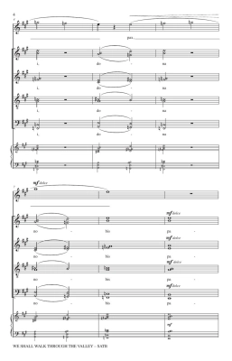 We Shall Walk Through the Valley - Garrett - SATB