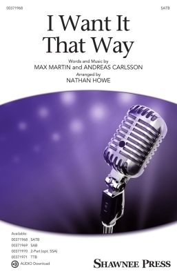 Hal Leonard - I Want It That Way - Backstreet Boys/Howe - SATB