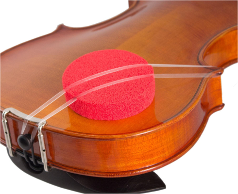 Shar Music - Red Sponge Shoulder Pad Thick - 2 Pack