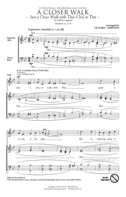 A Closer Walk - Johnson - SATB